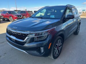 Used 2023 Kia Seltos SX Turbo SX Turbo AWD w/Black Interior at Haas Nissan for sale in Yorkton