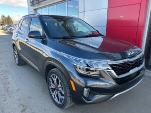 Used 2023 Kia Seltos SX Turbo SX Turbo AWD w/Black Interior at Haas Nissan for sale in Yorkton